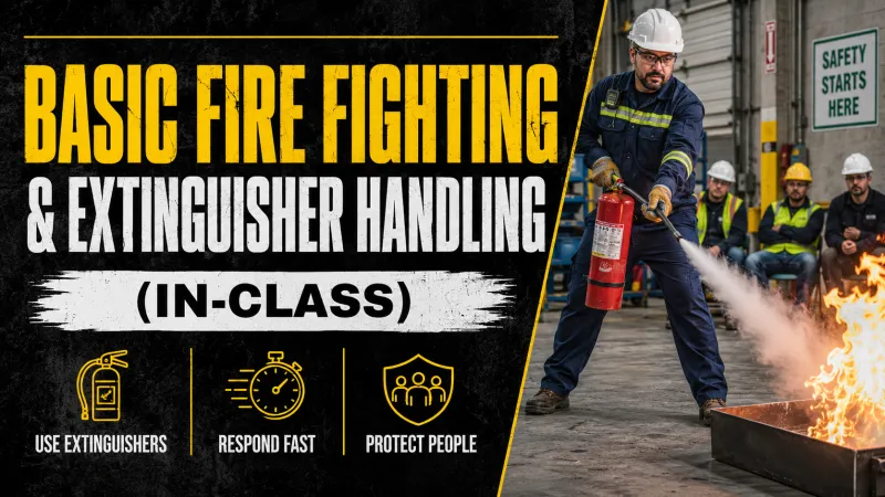 BASIC FIRE FIGHTING & EXTINGUISHER HANDLING (IN-CLASS)