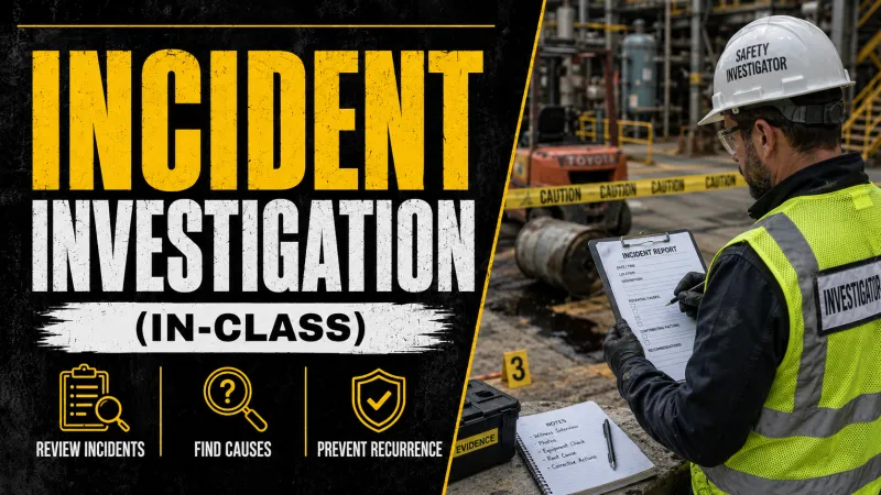 INCIDENT INVESTIGATION (IN-CLASS)