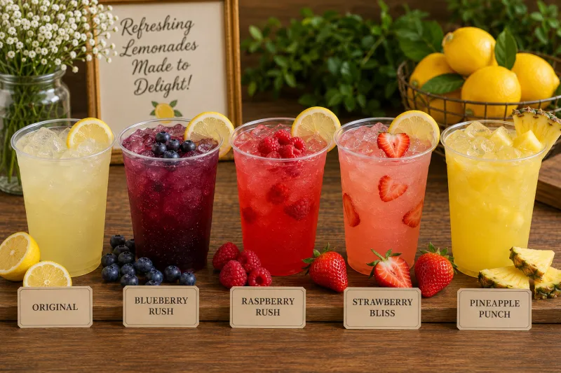 HOMEMADE LEMONADES