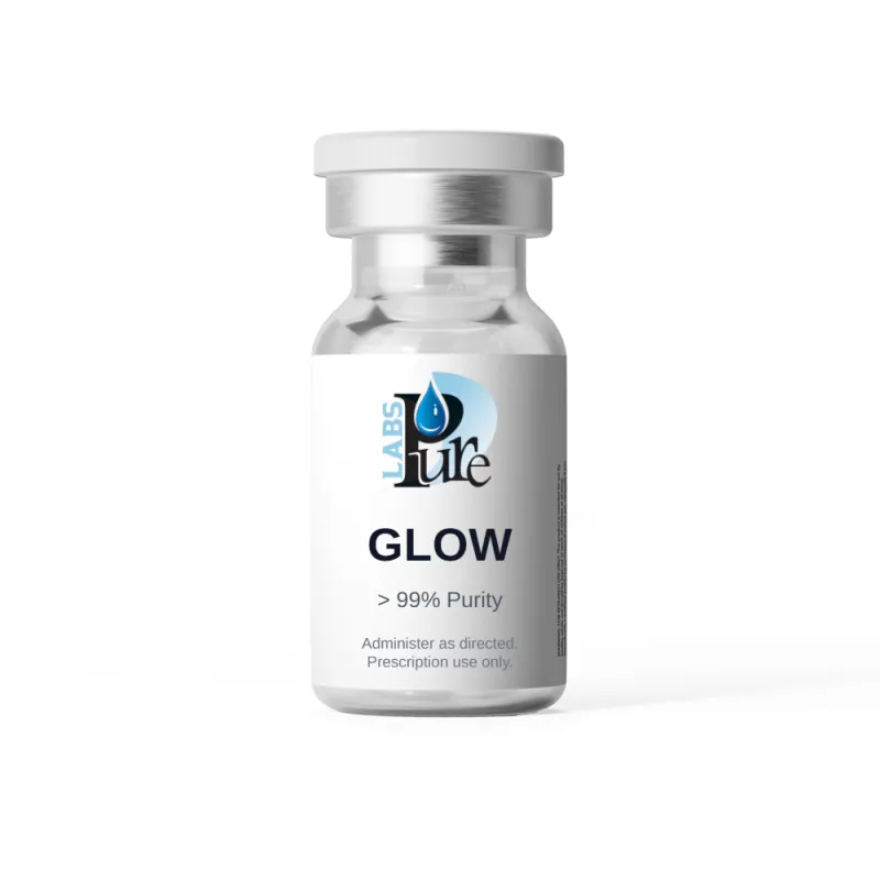 GLOW (BPC-157 / GHK-CU / TB-500)10mg/50mg/10mg/mL (3mL) - Lyophilized