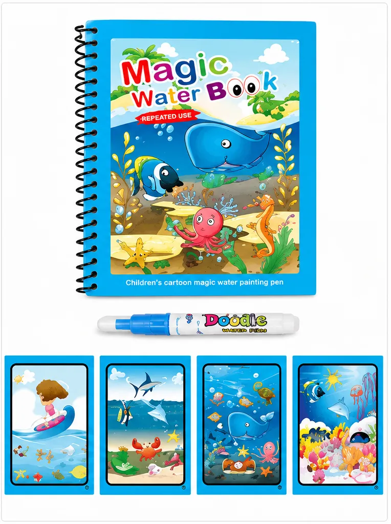 Reusable Water Drawing Book
