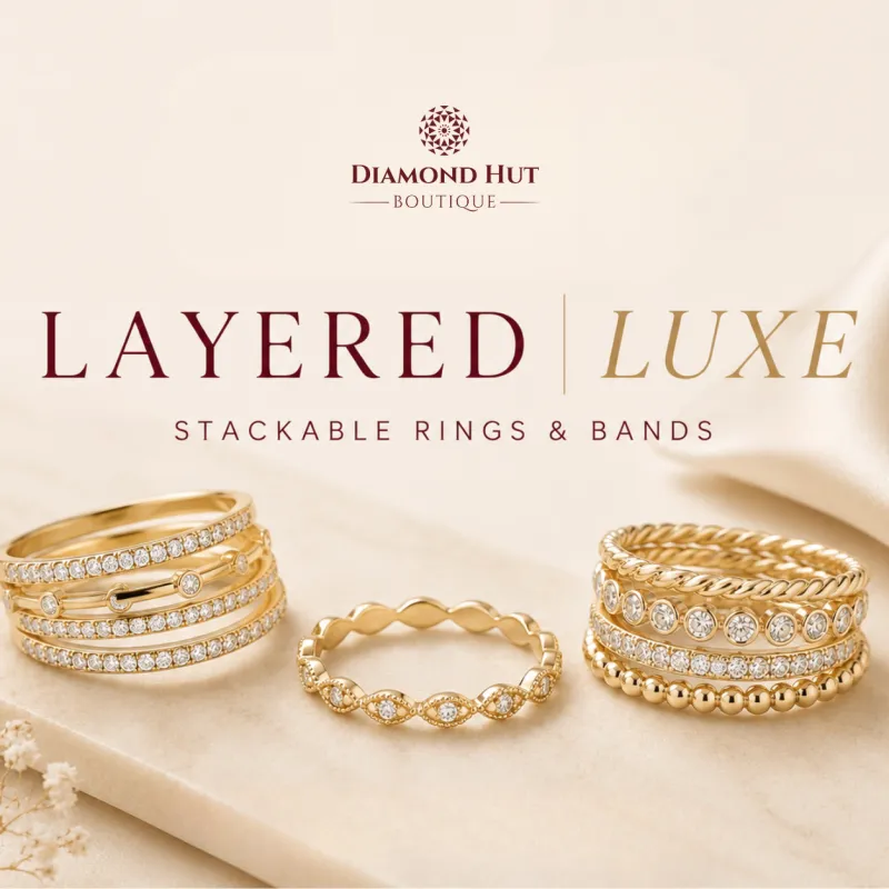 Layered Luxe | Stackable Rings & Bands