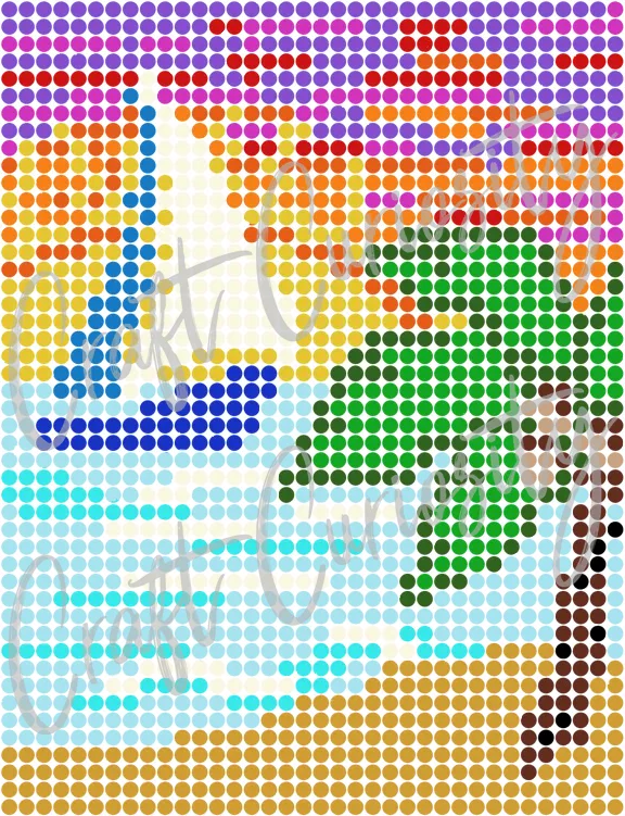 Island Sunset Diamond Painting Card File