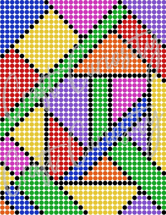 Geometrics Diamond Painting Card SVG File