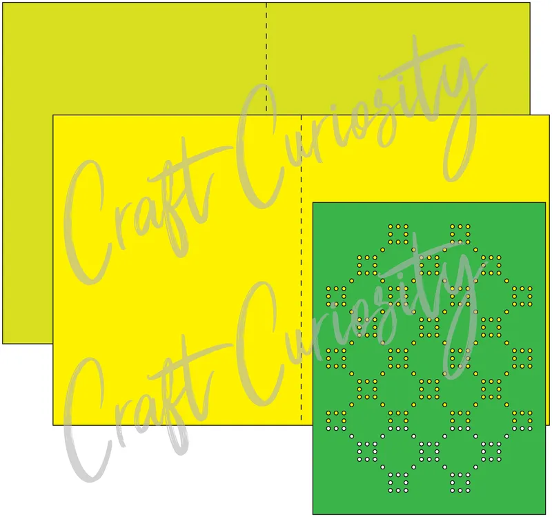 Hand Embroidery Card SVG File - Rings