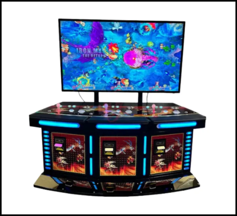 3 Player Fishing Table Arcade  55” Fish Hunter Game Machine For Sale