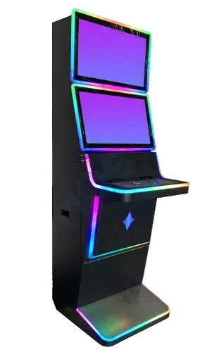Cosmos 2024 New Luxury Dual Screen 23.6-Inch Stand-Up Metal Cabinet Coin Operated Skill Game Machine for Game Rooms and Amuseme