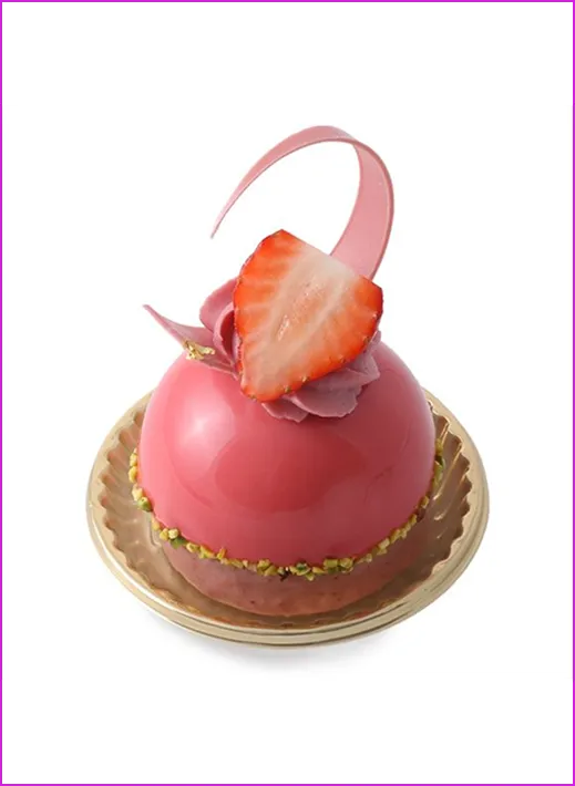 Strawberry Rosé Tart