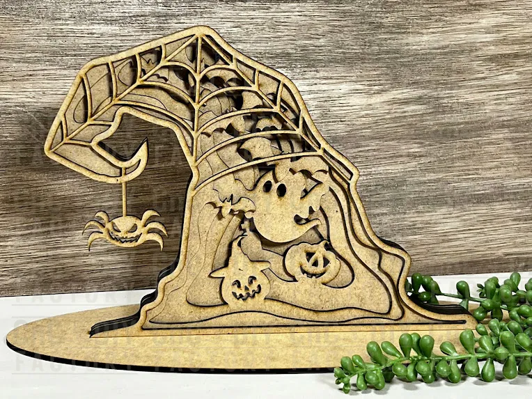 Layered Witch Hat – Laser Cut DIY Kit