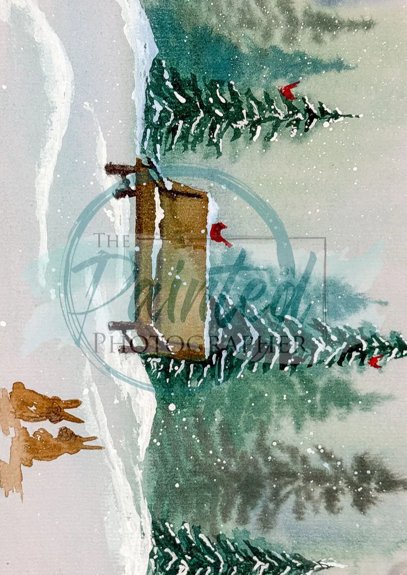 Winter Gathering Rice Paper