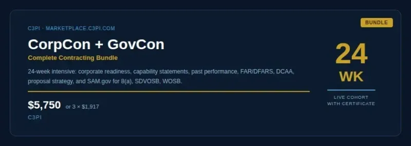 CorpCon + GovCon Bundle