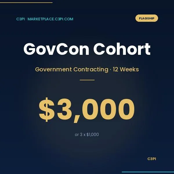 GovCon Single Seat