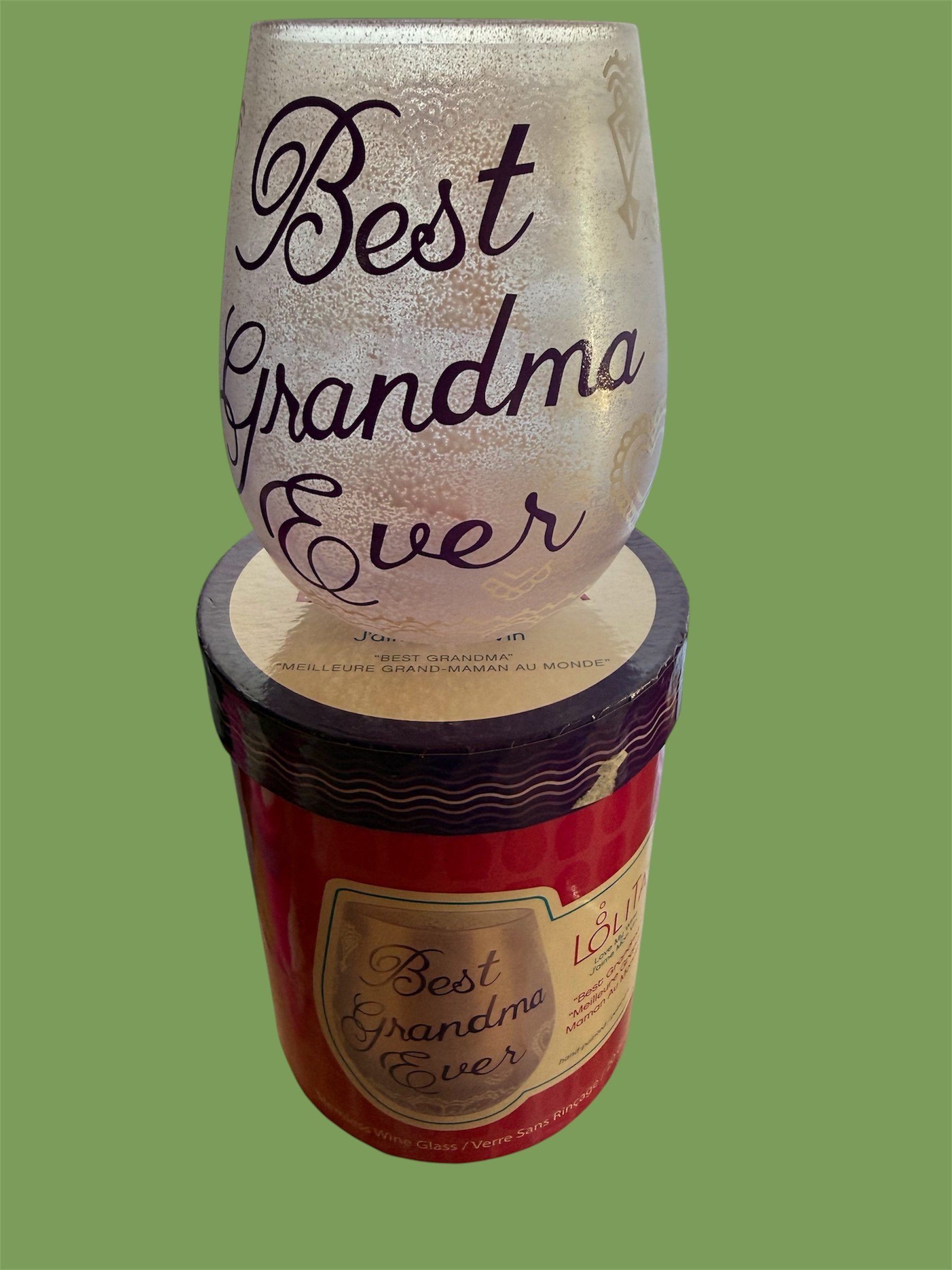 WS Lolita Stemless Best Grandma