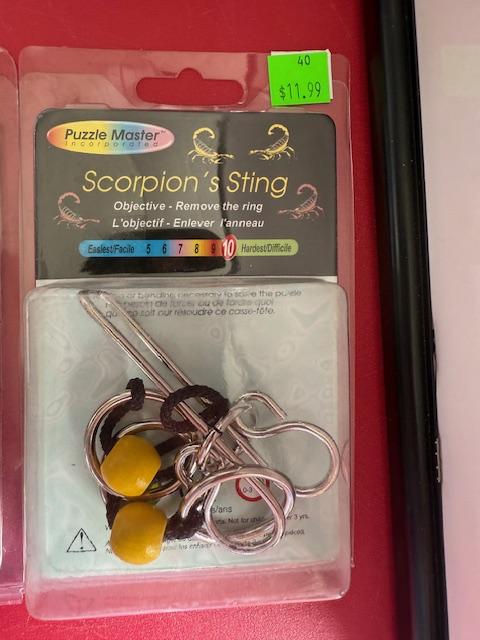 Metal Puzzle Scorpion Sting Level 10