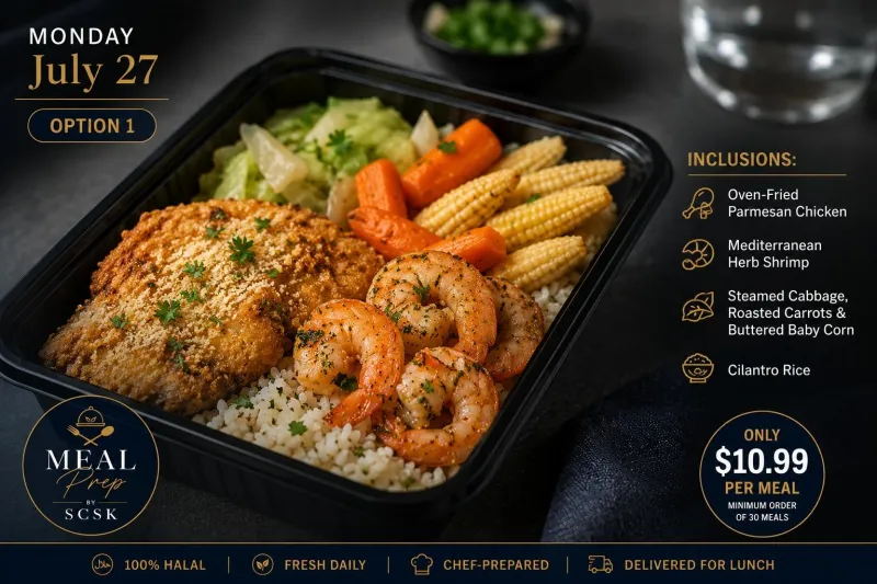 Monday Meal Set 1 July 27, 2026
