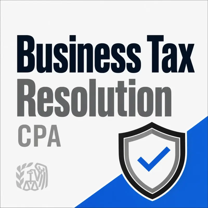 Business CPA Tax Resolution Services