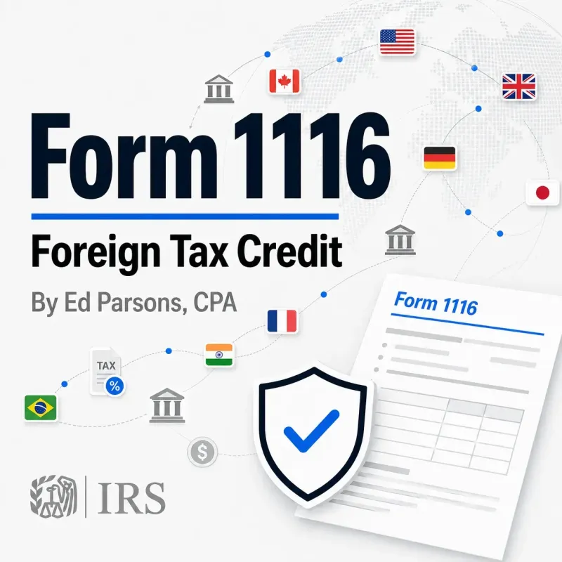 Form 1116 CPA Foreign Tax Credit Filing