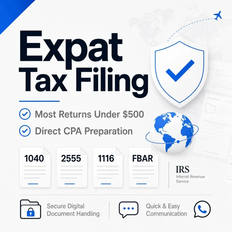 Expat Tax Filing Package