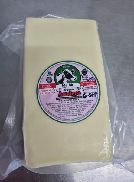 Queso Asadero en Barra 