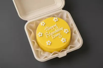 "Friendship Day" Pineapple Flavoured Bento Cake 250gm