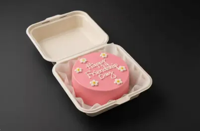 "Friendship Day" Strawberry Flavoured Mini Bento Cake 250gm