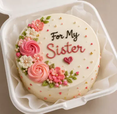 "For my sister" Butterscotch Bento Cake 250 gm