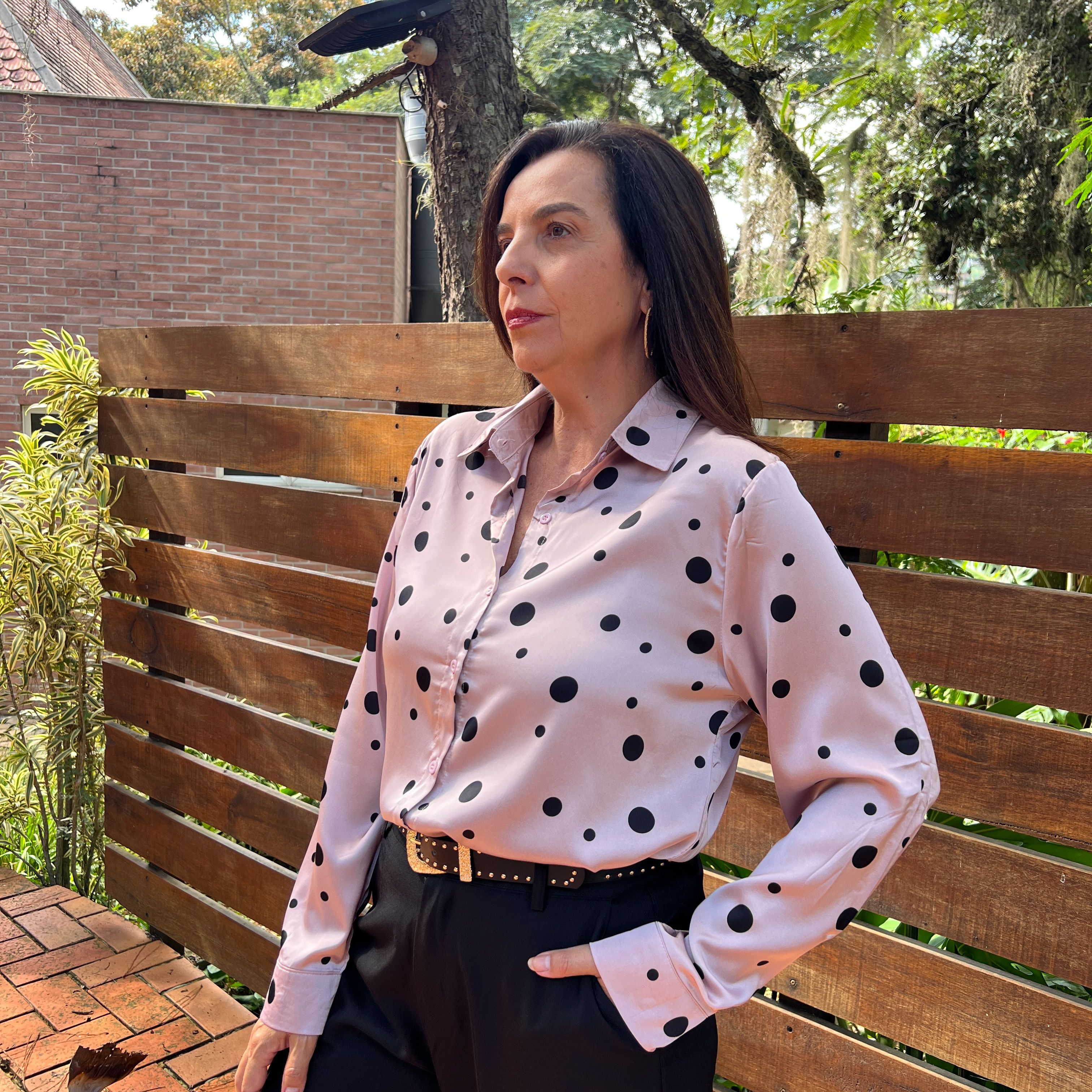 Camisa Nice Poá