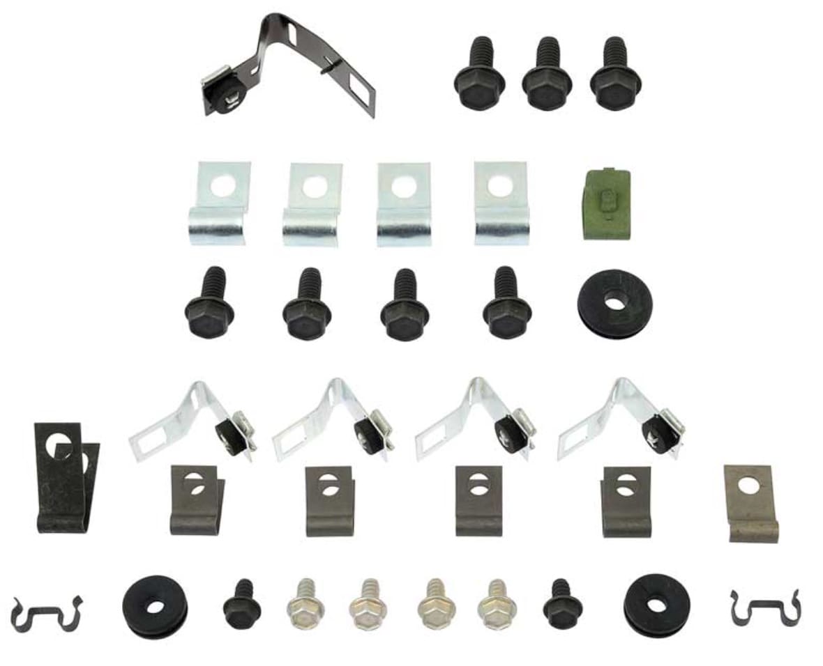 BRAKE and FUEL LINE CLIP KIT-1968
