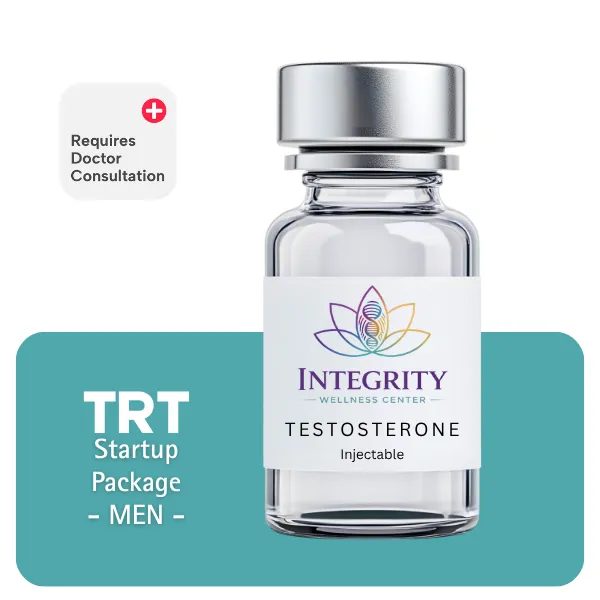 TRT Men's Startup Package 60 days (Consult, Labs, Cypionate 200mg/mL 10mL + Anastrozole 24×1mg)