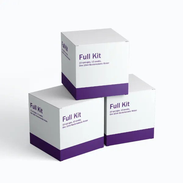 Full Kit (10 syringes, 10 swabs, One 10ml Bacteriostatic Water)