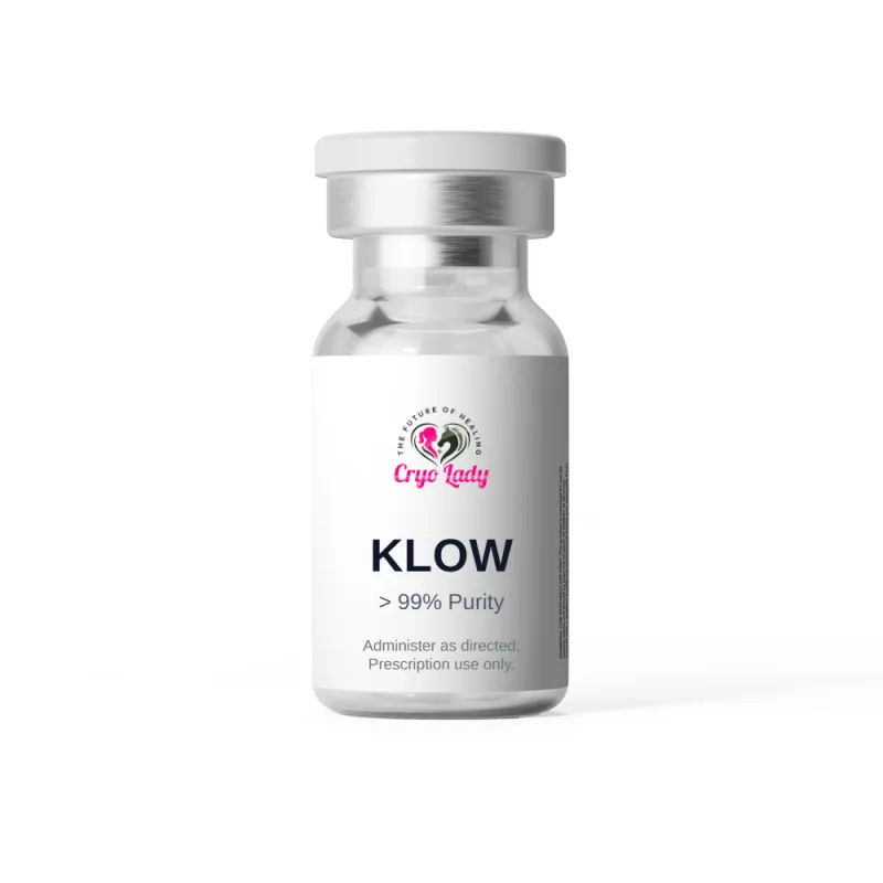 KLOW (BPC-157 / GHK-CU / TB-500 / KPV) 10mg/50mg/10mg/10mg/mL (3mL) - Lyophilized