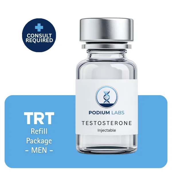 TRT Men's Refill Only Package 60 days (Cypionate 200mg/mL 10mL + Anastrozole 24×1mg)