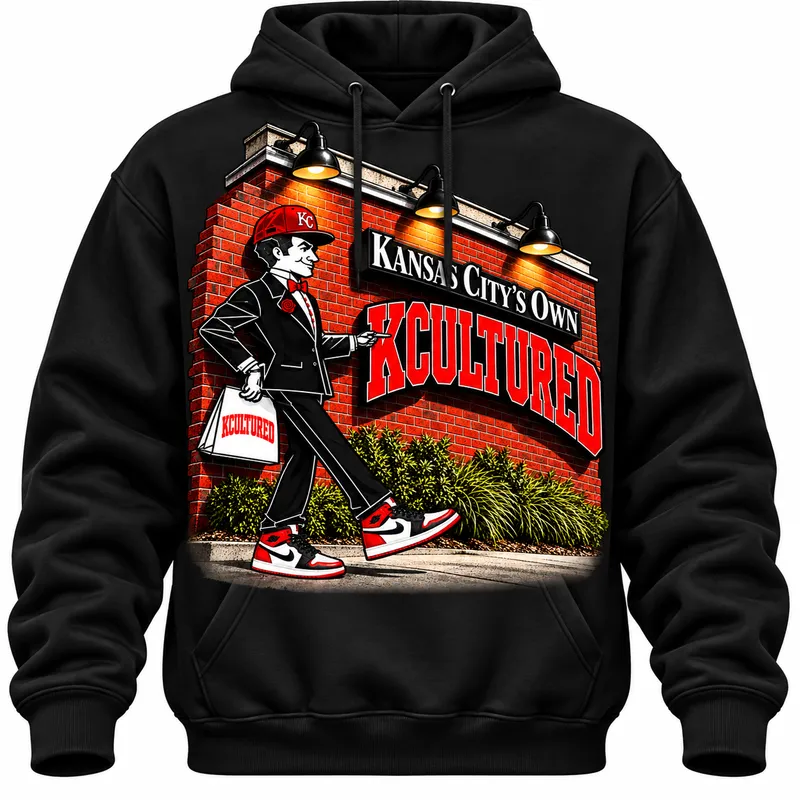KC CULTURE NEVER GOES OUTTA STYLE - KCULTURED BBQ HOODIE