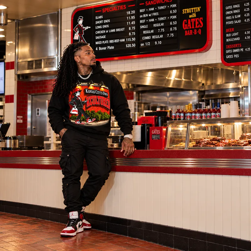 KC CULTURE NEVER GOES OUTTA STYLE - KCULTURED BBQ HOODIE
