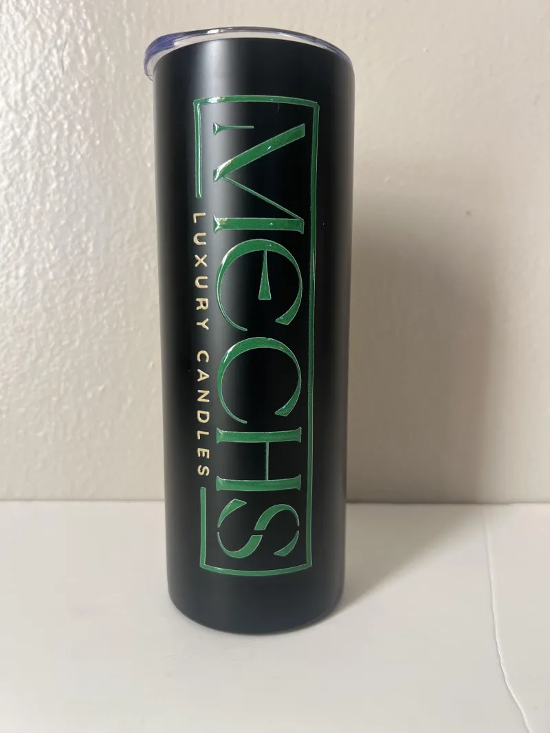 Mechs Matt Black Tumbler
