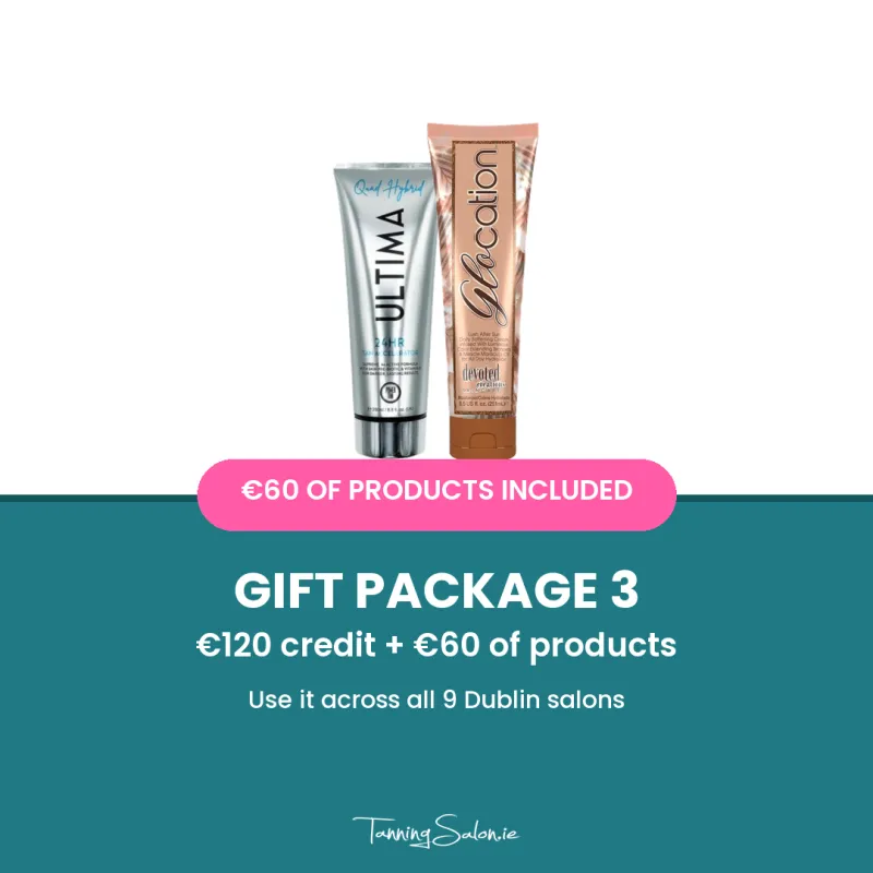 €120 Prepay Tanning Credit + €60 Free Gift