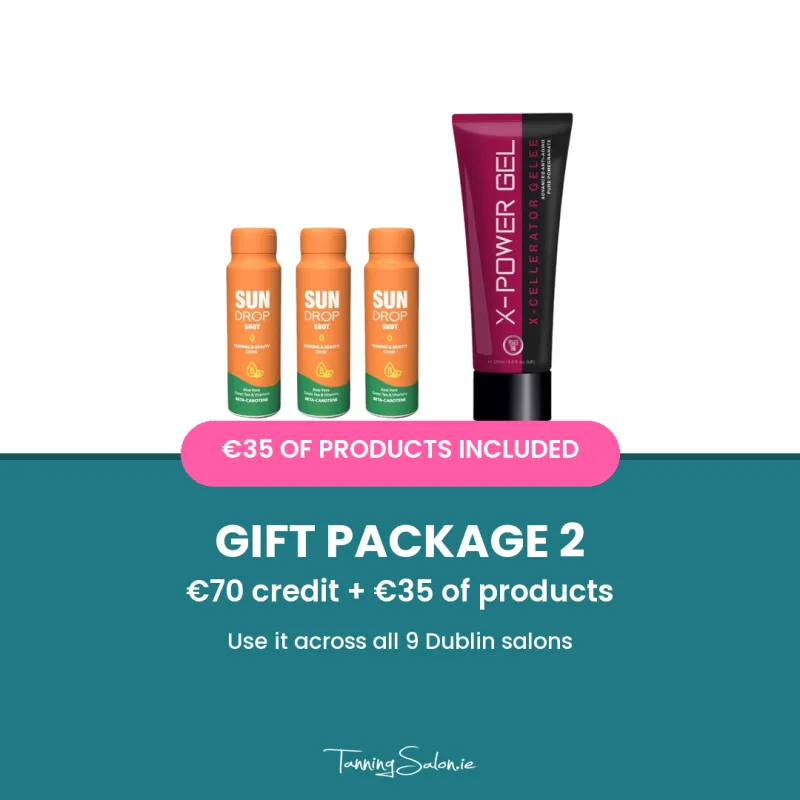 €70 Prepay Tanning Credit + €35 Free Gift