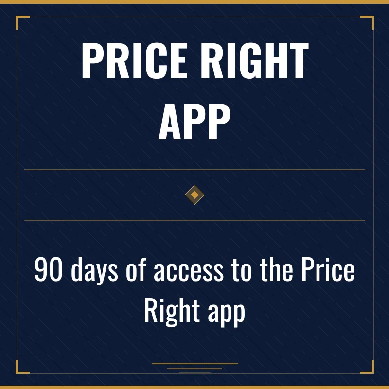 90 days of the Price Right app