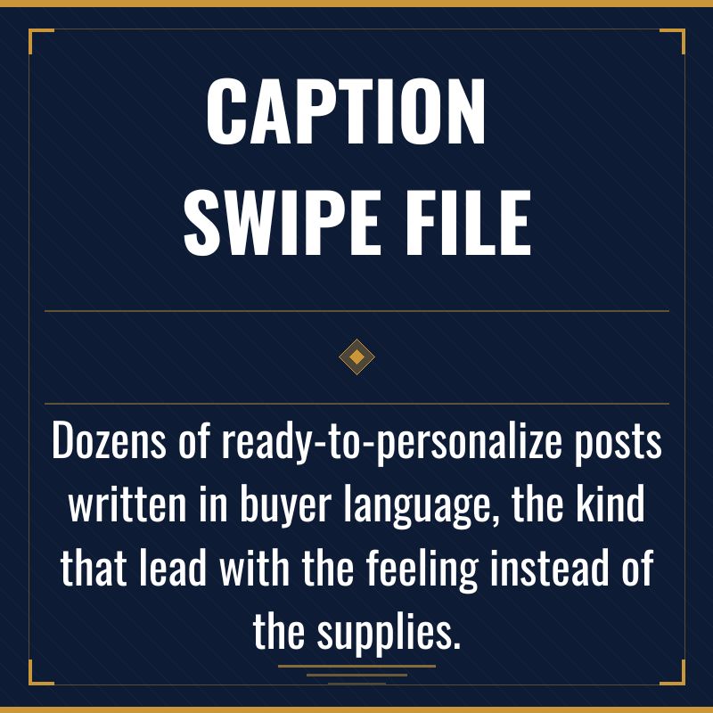 Caption Swipe File