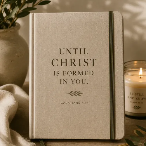 Until Christ Is Formed In You Christian Notebook Journal
