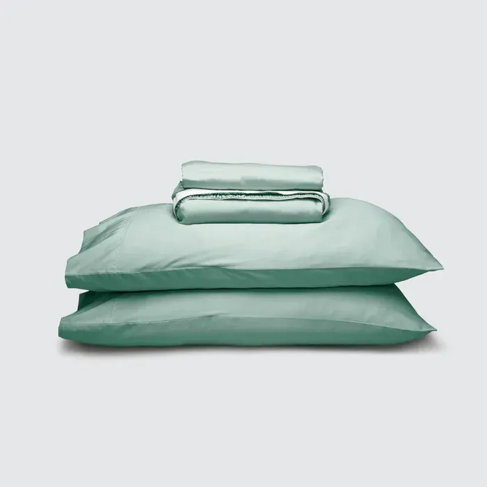 PureCare Weightless Cotton Sheets in Seafoam