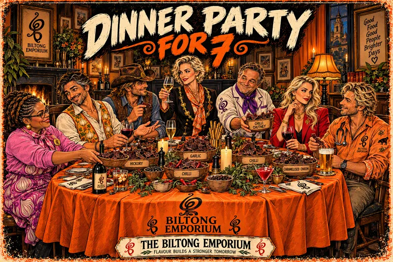 Small Biltong Taster Box - "The Dinner Party"