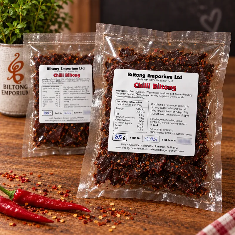 Chilli Biltong - Bags