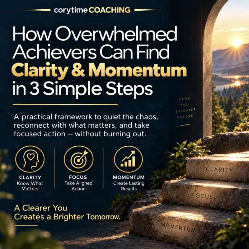How Overwhelmed Achievers Can Find Clarity & Momentum in 3 Simple Steps