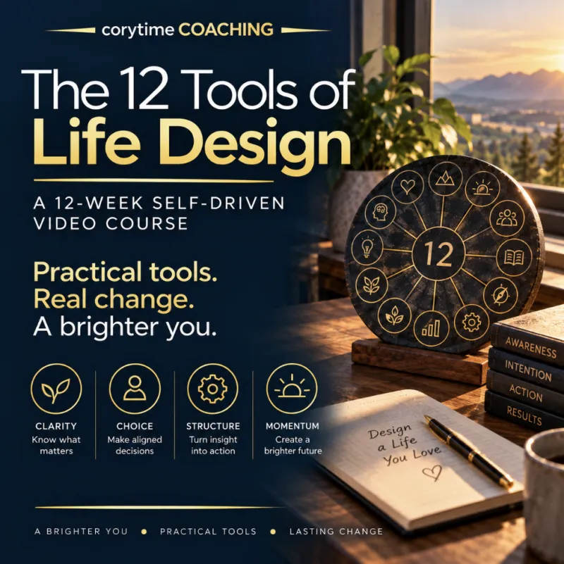 The 12 Tools of Life Design: 12 week course