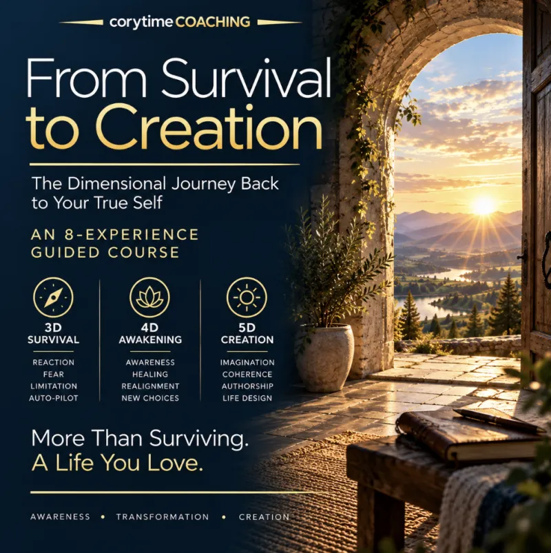 “From Survival to Creation” The Dimensional Journey Back to Your True Self