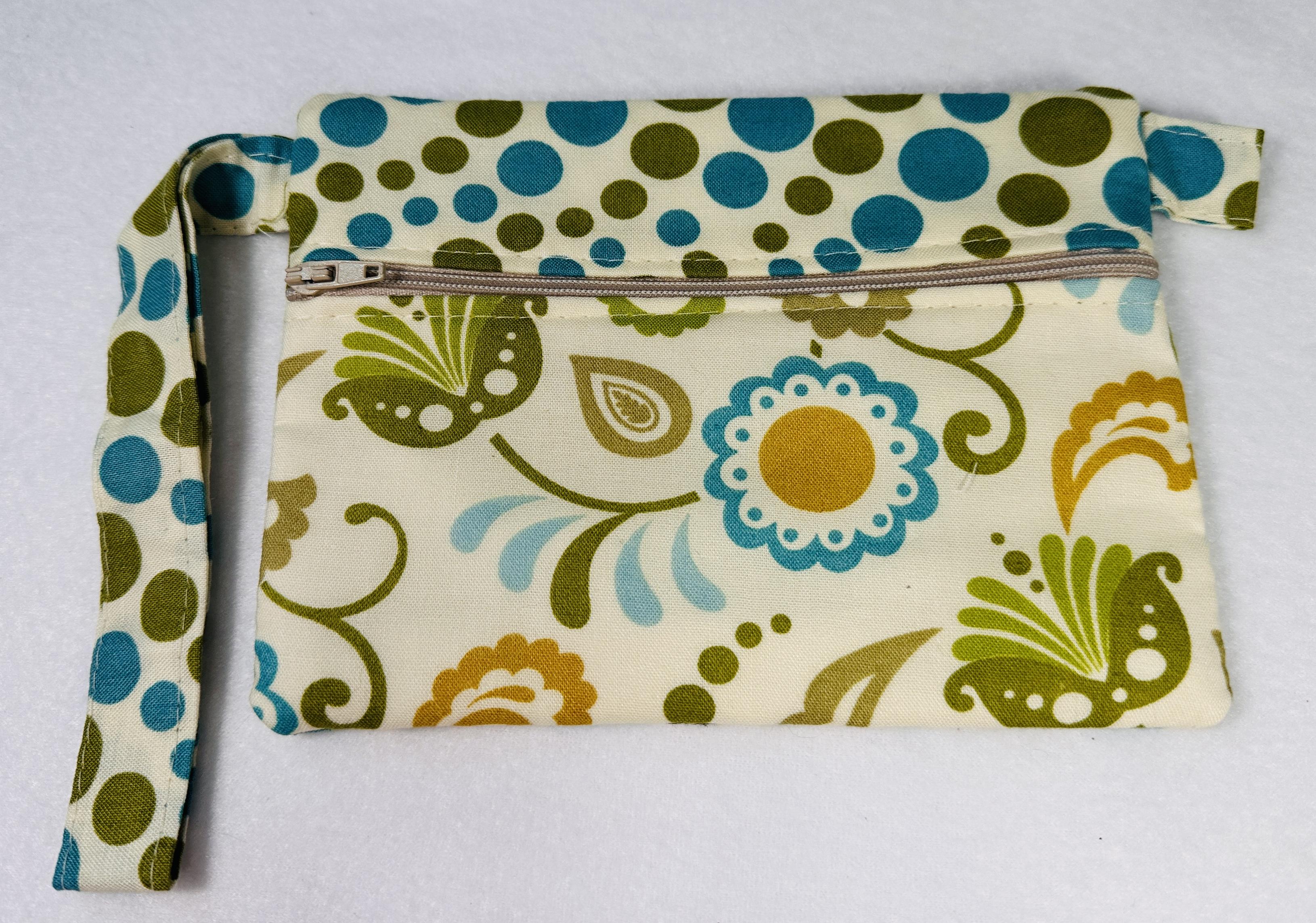 Zippered Wristlet Pouch