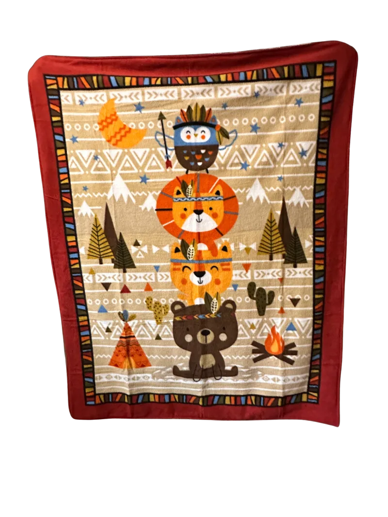 Animal Totem Child Blanket