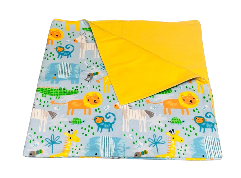 Colorful Jungle Baby Blanket