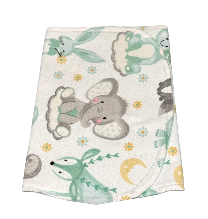 Baby Animals Burp Cloth